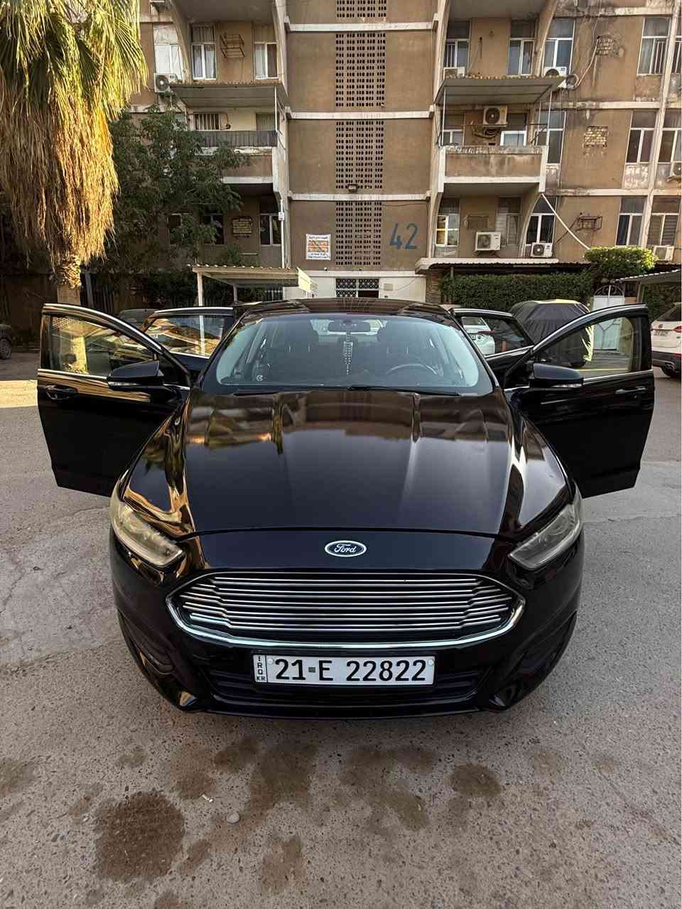 🚘 فورد فيوجن 2016 أمريكي
🔹 محرك 2500cc تنفس طبيعي (المرغوب)

🔹 السيارة حادثها جام لغ عكس السايق

🔹 تم رش نصف البونيد ونصف الباب

🔹 القطعة المبدلة الوحيدة هي الجام لغ عكس السايق والبنيد مغلف ppf حراري ابو اللمعة جاي ويه لون السيارة 

🔹 الإيربكات طاكات

🔹 مكملة مكينة وكير وتبريد وصدر

🔹 عظمة السيارة قوية وحلوة

المواصفات:

✅ تحكم بالستيرن

✅ كشنات كهربائية

✅ جامات أوتو

✅ حساسات تايرات

✅ تبريد مجمده

✅ تم تبديل الفريز حديثاً وضمانه بعده موجود

✅ السيارة دائماً عليها أدامة وصيانة مستمرة

✅ نصبتها حلوة بالشارع وما تحتاج أي مصروف

🔢 رقم سليمانية مميز: 22822
ماشية ٢٦٦ كيلو ليس ميل 

السعر 91 وبيهة مجال
تم تنزيل السعر بسبب الوعود الكاذبة 

📩 للتواصل خاص او على الواتس اب ***********

العنوان بغداد بغداد, العراق
