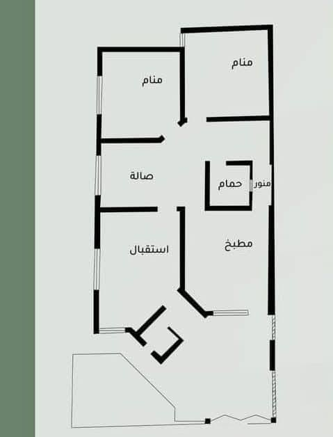 هيكل للبيع • ٧كيلو مجمع سات • صالة
