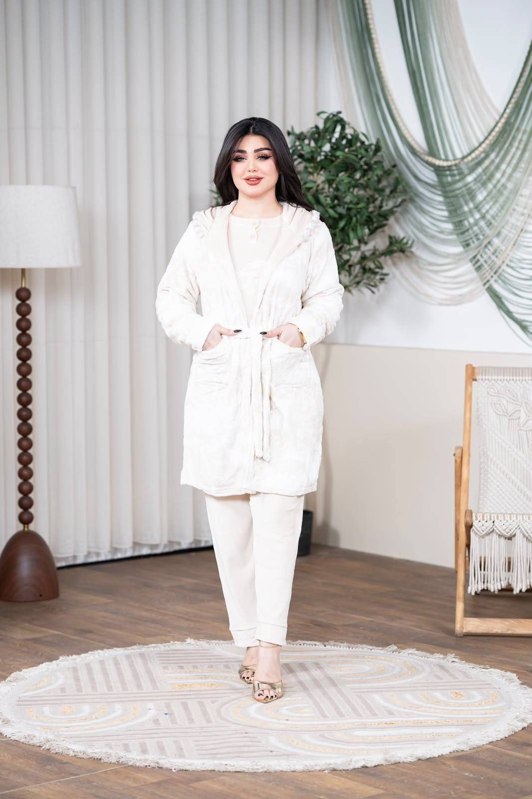 بجامة شتائي • مخمل سوفت • مقاس L-3XL
