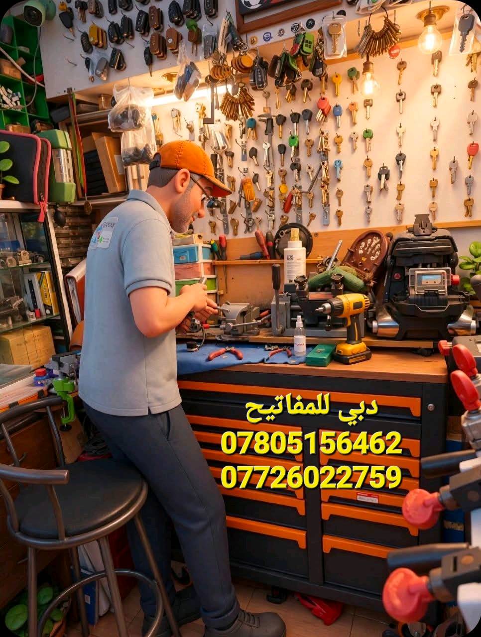 اخزن الرقم للطوارئ 
دبي #للمفاتيح 
***********/***********
- برمجه جميع بصمات و ريمونت نسخه ثانيه او ضايع 🔑

- عمل المفاتيح الضائع عن طريق الكود بدون فتح اي برغي🔐

- تغير كفر خارجي للريمونت و بصمات 🔑

- تغير باتري بصمات والريمونتات🔑

- تلبيسات للبصمات والريمونات 🔐

- اضافه سنتر لوك كامل للسياره بضمان حقيقي 🔑

-تصليح سنتر لوك السياره البلادي 🔓🔒

- استنساخ جميع المفاتيح سيارات-دور 🔑

- تحويل مفتاح عادي الى قلاب اكثر من 25 نوع حسب اختيارك 🔑

- شد جهاز انذار 🗝

- اصلاح كيلونات لباب و جوزات 🗝

- تغير او اصلاح سنتر لوك 

- فتح سيارات مقفوله على مدار 24 ساعه 🔓

كل هذه وبضمان وشغل مرتب وحسب اصول 

{{ نعتذر عن نسخ او برمجه اي مفتاح او بصمه بدون هويه و سنويه }} 

عنوان : #كربلاء _ الحر
خدمات 24ساعه
*********** / *********** واتساب أو اتصال