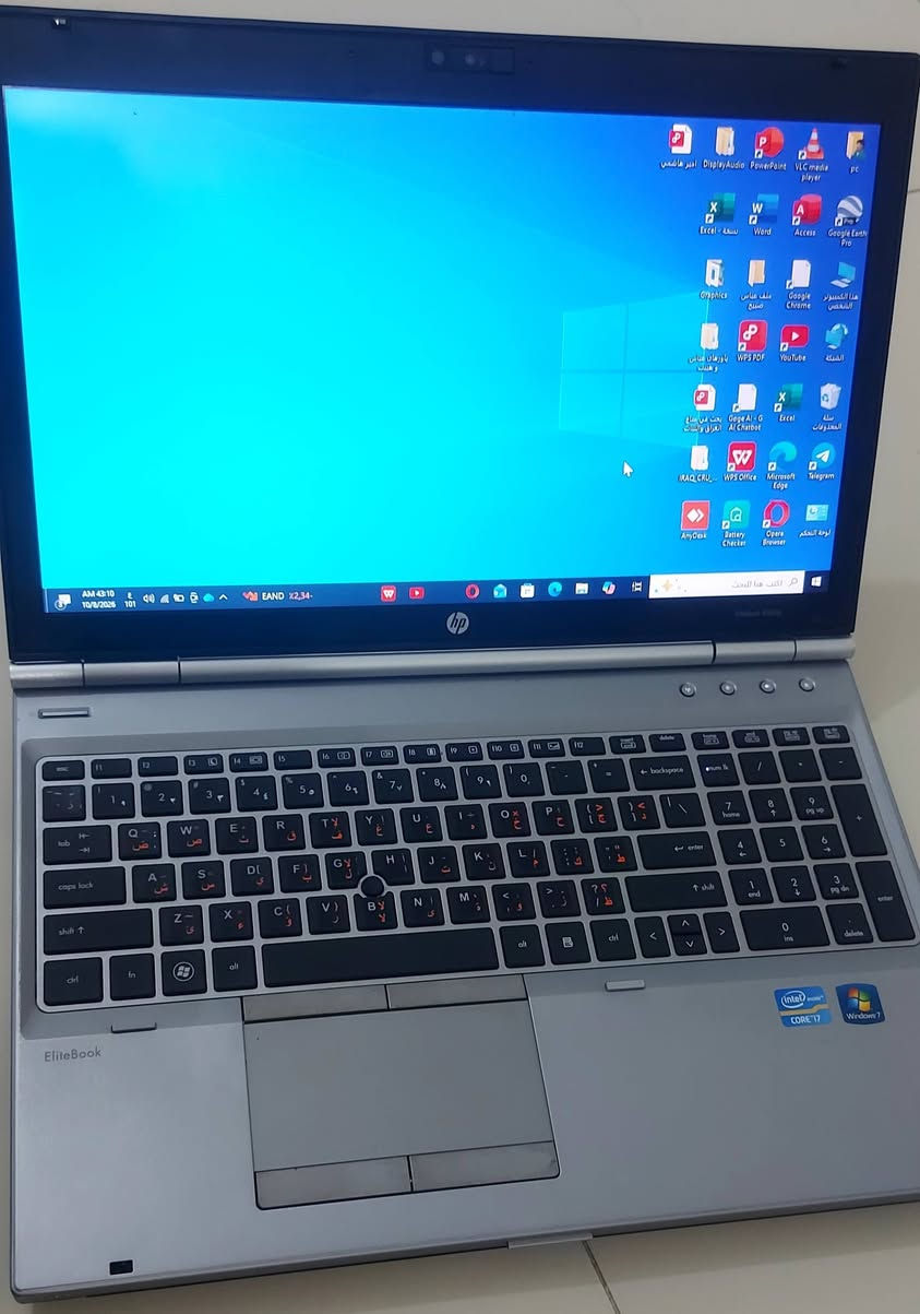 HP EliteBook 8570 • i7 الجيل الثالث • SSD