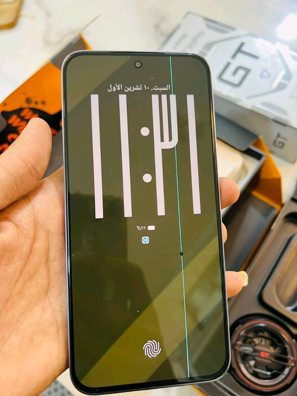 إنفينيكس GT30 برو • خط بالشاشة • ناصرية مركز
