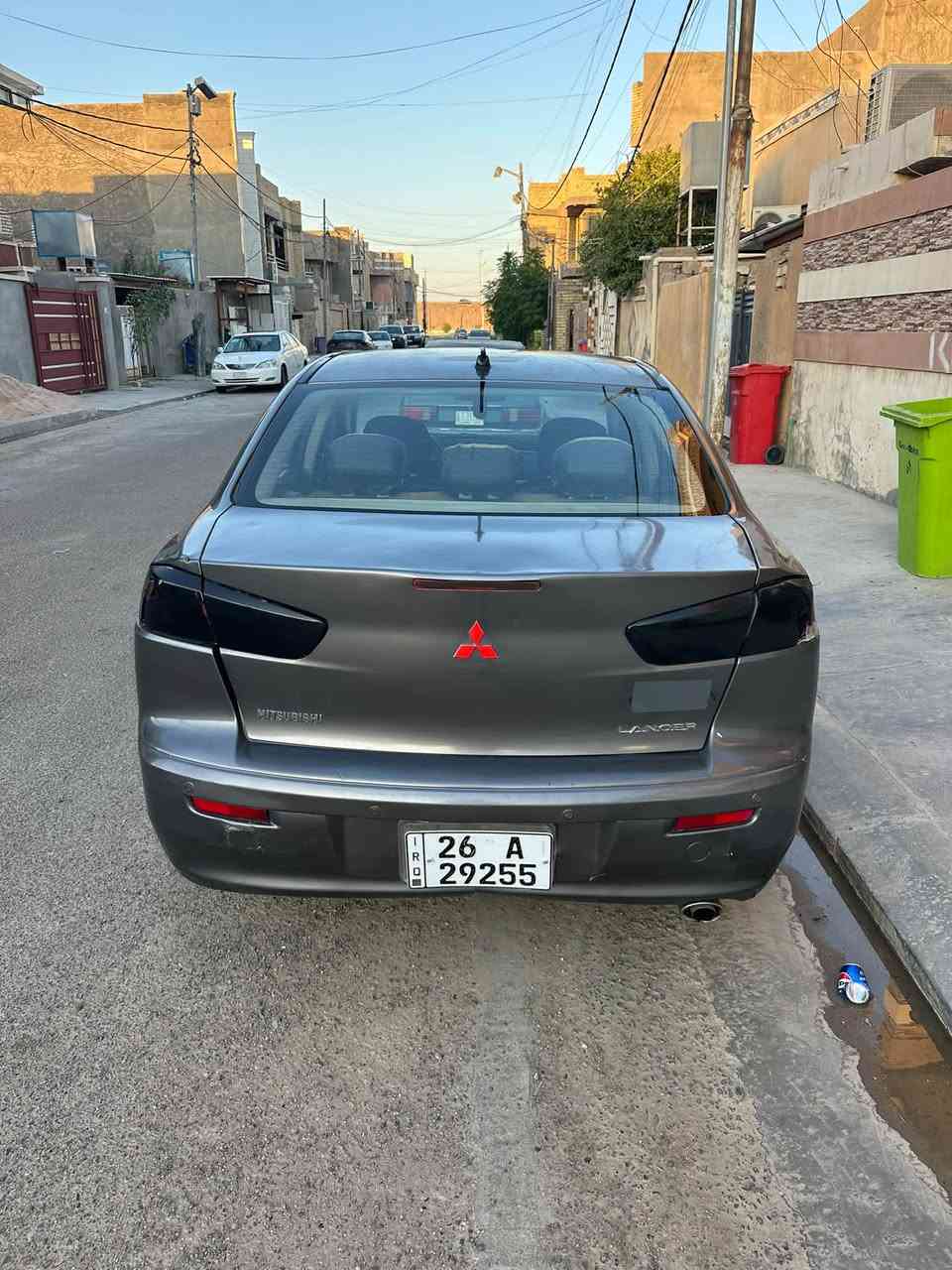 لانسر قرش2010
خليجي محرك 1.6 كير  at رقمهة صلاح الدين الانكليزي مشروع وطني السيارة ضربتهة جاملغ الخلفي راجع بارد لا لغد ولا شاصي وبيهة مكانات صبغ ابيع حزام مكان السيارة بغداد المنصور السعر 68 وبي مجال ***********
