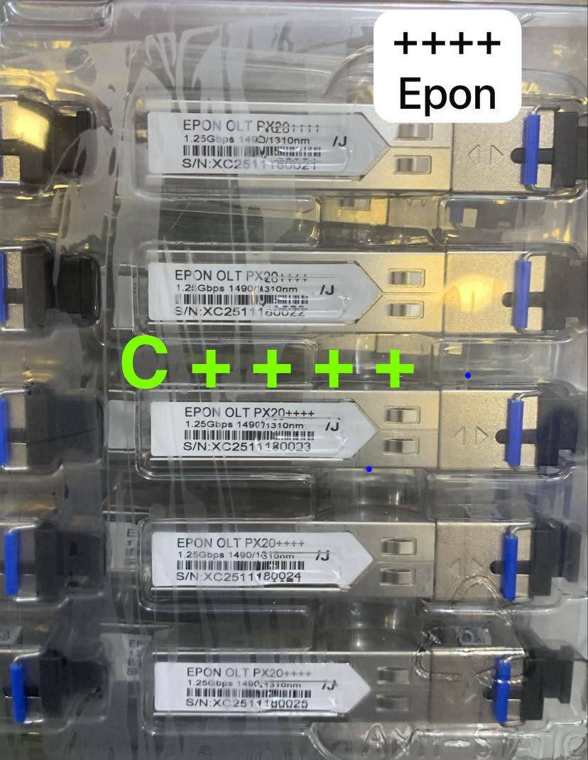 تحية طيبة 🙏🏾

Aj مركز جمان للألكترونيات

 واتساب للحجز. *********** 📞

متوفر لدينا 

🔷🔷 SFP GPON OLT ( C + + + +) 🪶

🔷🔷  SFP Epon OLT     ( C + + + + )🪶

2.5 G —- TX 1490 - RX1310 Mm ( 20 Km ) 

SC - 9 dbi

الموديل الثاني 1.25G single ,mode single fiber Tx-1310-Rx 1550nm -LC Sfp modules - الناعم 
 
الموديل الثالث 
10G Duplex 1310nm-Lc 10km sfp 

💥💥لدينا اسعار للجمله💥💥

📍📍 بغداد شارع الصناعه مجمع التميمي ط1

يوجد لدينا خدمة 🚚
