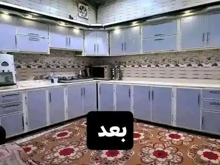 تصليح كاونترات متنقل داخل كركوك والأطراف للأستفسار اتصال واتساب ***********
-تصليح الابواب وتبديل نرمادة
ـ تغير لون الكاونتر 
ـ تبديل صطح الكاونتر
@إشارة
