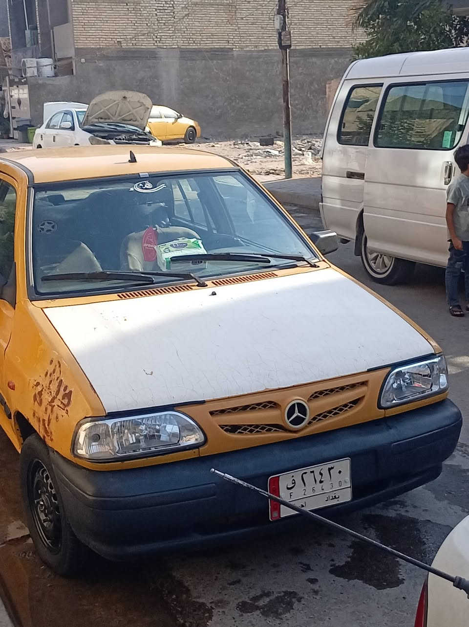يا الله
سايبه موديل ١٢ بسمي سياره جاهزه خير من الله مابيه نقص شي تبريد كهربيات كله جاهز فقط بور ستيرن السعر ٢٠ مكان بغداد
***********
