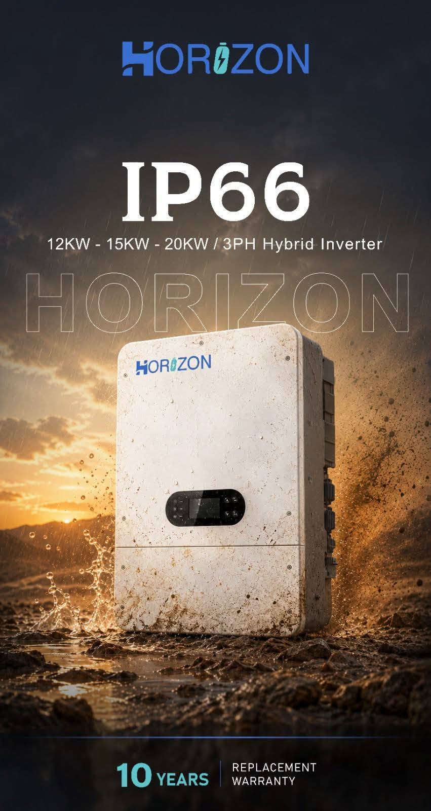 ☀️⚡ HORIZON | منظومة متكاملة من الطاقة الشمسية ⚡☀️
متوفر الآن لدى 220 للطاقة الشمسية
━━━━━━━━━━━━━━
🔌 الإنفيرترات | INVERTERS
◾ IP21 | OFF-GRID
4 KW • 6 KW • 11 KW
🛡️ ضمان 18 شهر استبدال
◾ IP65 | HYBRID
6.5 KW • 8.5 KW
◾ IP66 | MIKA | HYBRID
6 KW
🛡️ ضمان 5 سنوات
◾ IP66 | HYBRID | SINGLE PHASE
6 KW • 8 KW • 10 KW • 12 KW
🛡️ ضمان 10 سنوات استبدال
◾ IP66 | HYBRID | THREE PHASE
12 KW • 15 KW • 20 KW • 50 KW
🛡️ ضمان 10 سنوات استبدال
━━━━━━━━━━━━━━
🔋 بطاريات HORIZON | LITHIUM
16 KWh | 12,000 دورة
🛡️ ضمان 10 سنوات استبدال
16 KWh | 8,000 دورة
🛡️ ضمان 7 سنوات
32 KWh | 12,000 دورة
🛡️ ضمان 10 سنوات استبدال
━━━━━━━━━━━━━━
☀️ HORIZON — خيارات متعددة لتلبية مختلف احتياجات الطاقة
📍 220 للطاقة الشمسية
كركوك – طريق بغداد – مجاور دائرة صحة كركوك
wa.me/+9647726668921
wa.me/+9647726668928
تجهيز • تنصيب • حلول طاقة شمسية متكاملة
#220_للطاقة_الشمسية #HORIZON #هورايزان #الطاقة_الشمسية #انفيرتر #بطاريات_ليثيوم #كركوك #SolarEnergy #HybridInverter

نص مكتوب في الصور:
- HORIZON ESS Power Beyond Limits كفالة 10 تبديل HZ20K-ET-L-G10 20kw 3PH hybrid inverter 48v HORIZON مدخل للمولد ومخرج ثنائي للأحمال TWIN الانفرتر صامت (مستوى الضجيج اقل من 40DB) يدعم Micro-Grid Operation قدرة إقلاع مضاعفة @10S 40KW الوزن 49.7 كغ الأبعاد 756*551*258 مم جهد تشغيل 1000V-150:MPPT 4 MPPT مستقلة زمن تحويل سريع 4 ميلي ثانية يدعم الربط PARALLEL حتى 10 أجهزة التبريد: COOLING SMART FAN يدعم التحميل غير المتوازن حتى 150% متوافق مع بطاريات LITHIUM + LEAD ACID مدخلين بطاريات 416A شحن وتفريغ يتحمل قدرة ألواح مضاعفة حتى 40KW تيار دخل من الألواح A(20+20+20+20) درجة الحماية IP66
- HORIZON تبديل كفالة 10 سنوات 20KW HYBRID INVERTER
- HORIZON 32KWH Horizon by Trina Storage
- HORIZON ESS 15 KW IP66 Max 20A DC input current per string 200% PV input oversizing 10 Years replacement warranty Lithium Battery Gel Battery Acid Battery Zero Grid Feed In Hybrid On Grid Off Grid CT & WIFI Dongle Included Ready fo EV Charge EPS & Generator support Switchover time <3 ms
- HORIZON 16 Kw Horizon Lithium Battery 314Ah - 51.2V - 12000 Cycles 10 YEARS Warranty
- HORIZON
- IP66
- 12KW - 15KW - 20KW / 3PH Hybrid Inverter
- 10 YEARS REPLACEMENT WARRANTY
- HORIZON IP66 HYBRID INVERTER SINGLE PHASE HORIZON Parallel Operation Up to 6 Units MPPT 50-500Vdc (6 KW) 2 Independent AC Inputs 2 Outputs High E ciency Max.98% Wi-Fi Touchscreen
- HORIZON 6 KW Hi series High frequency inverter
- HORIZON 4 KW Hi series High frequency inverter