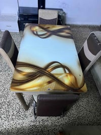 ميز طعام • ٤ كراسي • زركته تازه