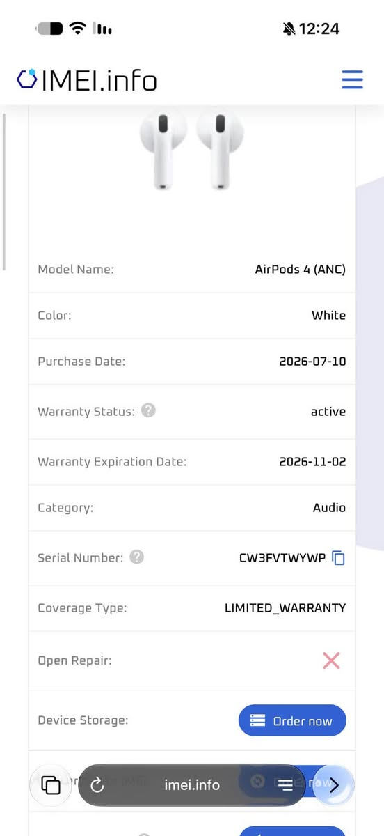 AirPods 4 • عزل ضوضاء • قلم ابل ٢