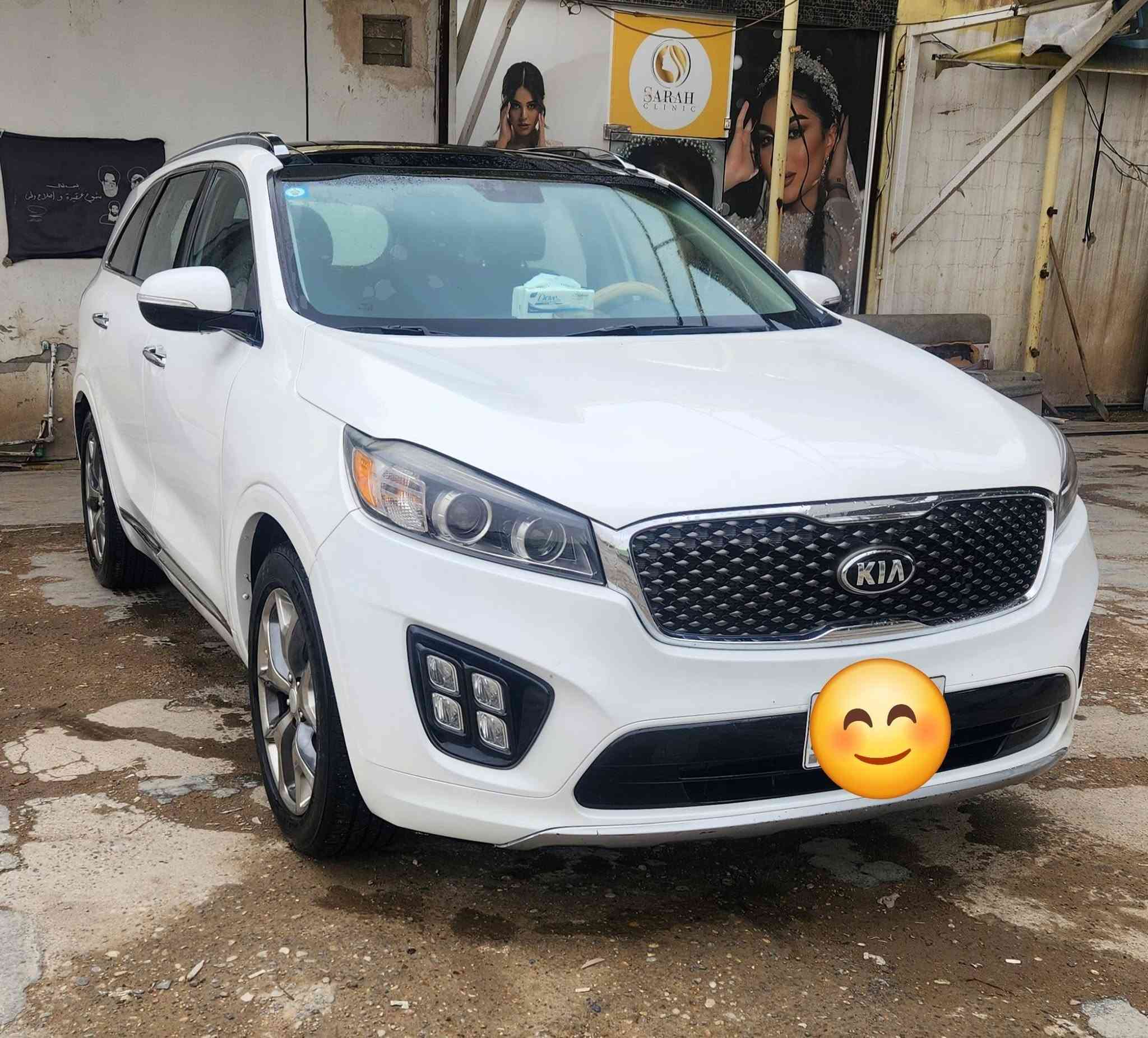 السلام عليكم كيا سورنتو 2018 وارد امريكي 
فئة sx صور الضرر با امريكا موجودة بالمنشور مع سونار 
 المعجون محدد الاماكن الباقي كلير ابيع للك حزام صبغ قمارة والصندوق بدون صبغ تكم وشواصي  لغود مكفولات 
محرك وكير كقالة سيارة جاهزه حدادية وتخم تاير
  6 سلندر 7 راكب
بصمة تشغيل 
جام اوتو
 مري شفط و قلاب على البك
رادر ونقطة عمياء و تنبيه تصادم 
كشنات تدفئة و ذاكرة خزن
فور ويل 
جنطة كهرباء
شاشة بلاد حجم كببر ابل كار بلي 
نظام صوت انفنتي 
بانورما 
انارة كامله زنون وبك لايت led
بردات خلفيه بلادي 
مقاعد جلد و تدفئة كشنات امامي
رقم  انكليزي بغداد با اسمي 
مكان السيارة ديالى بعقوبة 
سعر ١٥٨ بيه مجال حق الجية 
***********
