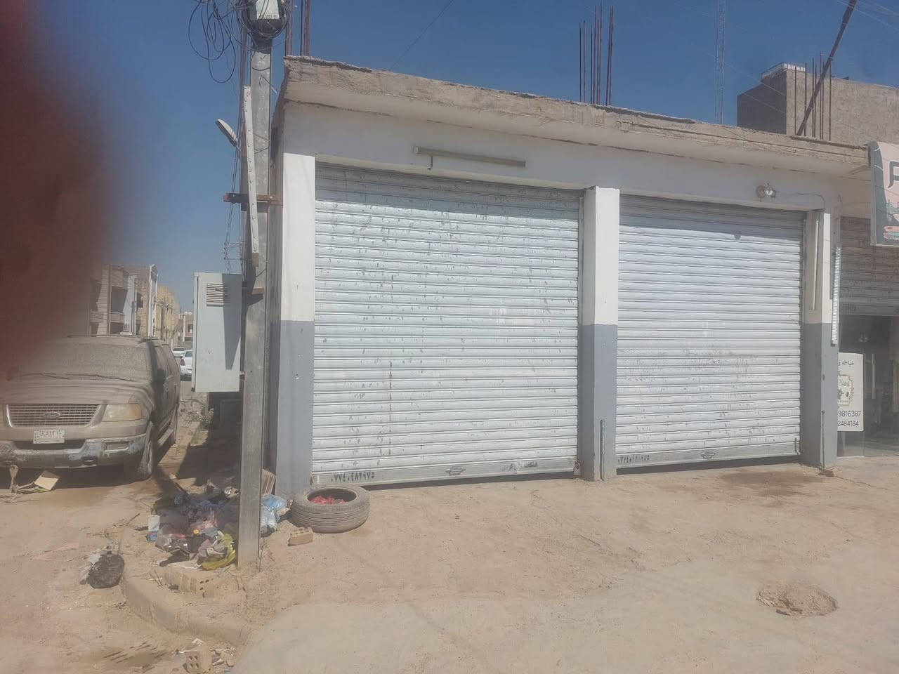 السلام عليكم احبتي 
محلات اثنين للايجار ركن بالدورة حي دجله شارع تشرين قرب من مولدة ابو فرح الشارع الفاصل بين گرارة السكني ودجله الزراعي أطوال المحل النزال 8 أمتار والعرض 3امتار 
محلات مفتوحات واحد على الثاني بمساحه خير من الله لاستفسار يرجى الاتصال على الارقام التاليه 
***********
***********👉 واتساب 
علما البناية مكونه من خمس محلات 3مؤجرات وباقي اثنين الركن
