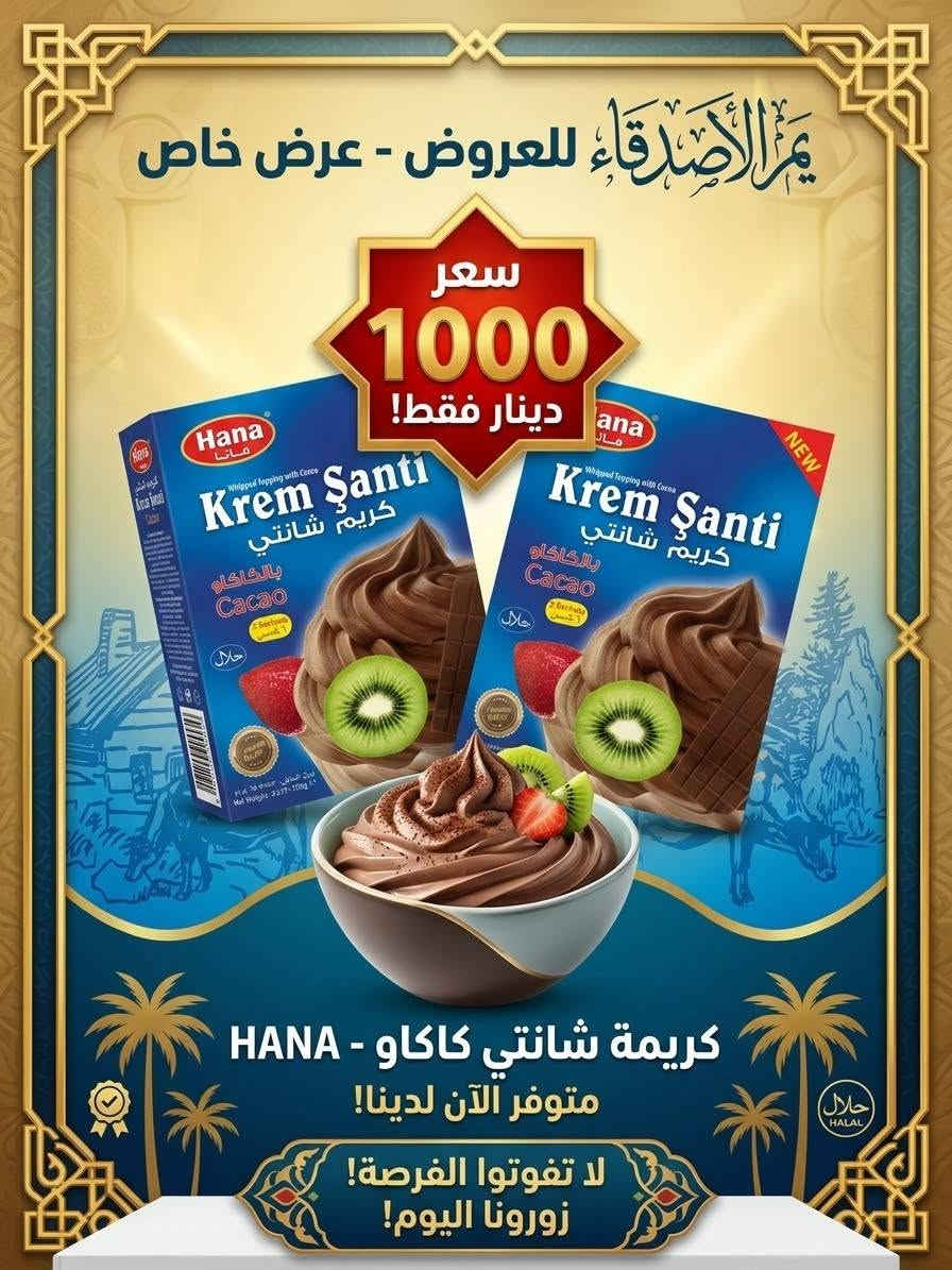 اللهم صلي على محمد وآل محمد الطيبين الطاهرين وصول مجموعه من العروض يم محلات الأصدقاء
الفرع الأول السوك مقابل استاذ سالم
الفرع الثاني شارع السايدين مقابل فرع المحكمه مركز البيع
***********

نص مكتوب في الصور:
- يم الأصدقاء للعروض جبن الحاوية - عرض خاص! السعر السابق 1500 السعر الحالي 500 دينار فقط!
- خبز صاج - عرض خاص 1000 دينار فقط م الأصدقاء للعروض خبز صاج متوفر الآن لدينا!
- فنكر ايراني ممتاز
- عرض خاص
- 1000
- دينار فقط!
- يم الأصدقاء للعروض
- الكفيل يم الأصدقاء للعروض فخاذ شركة الكفيل - عرض خاص سعر 3000 دينار فقط! يم الأصدقاء للعروض متوفر الآن! زورونا اليوم! ممع متجتر المتدر بله.ونداسة - العمبس الأصدقاء للعروض الصعيقات - *********** - Info ***********
- مر الأصدقاء للعروض - عرض خاص سعر 1000 دينار فقط! كريمة شانتي كاكاو - HANA متوفر الآن لدينا! لا تفوتوا الفرصة! زورونا اليوم!
- يم الأصدقاء للعروض معجون الحجم الكبير - عرض خاص 2500 دينار فقط متوفر الآن لدينا! الكمية محدودة! زورونا اليوم!
- زاهي اصلي - عرض خاص 1000 دينار فقط يم الأصدقاء للعروض متوفر الآن لدينا! الكمية محدودة!
- زيتون أسود شرائح عرض خاص سعر 750 دينار فقط يم الأصدقاء للعروض زورونا اليوم! متوفر الآن لدينا!
- يم الأصدقاء للعروض صلصلة الأصلية - عرض خاص صلصلة الأصلية 1250 دينار فقط سعر مذهل! متوفر الآن لدينا! لا تفوتوا الفرصة! الكمية محدودة!