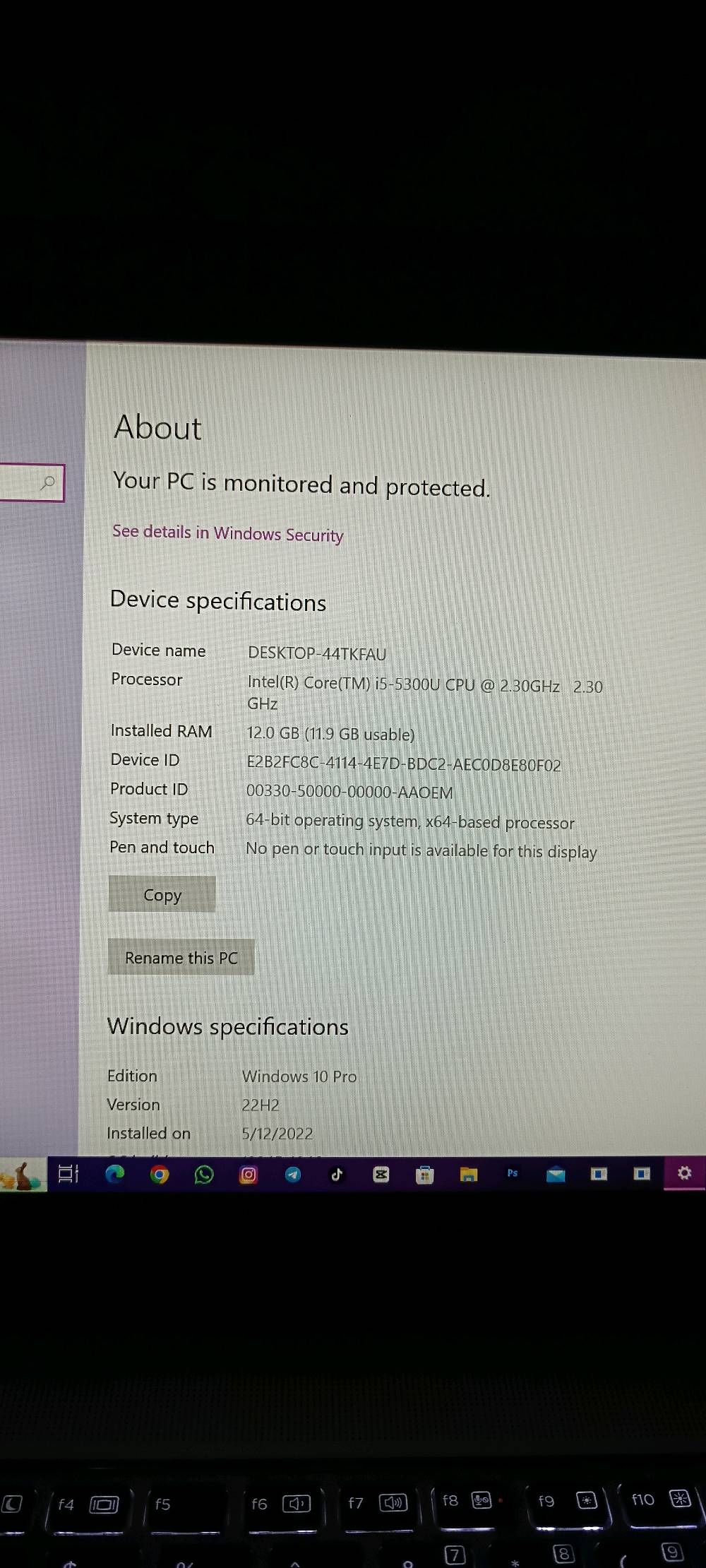 لابتوب للبيع
مواصفاته
hp elitebook 840
كيبورد ضوئي لون ابيض
hdd 500 
ssd 128m.2
 amd radeon r7 m260x 
رام 12g
cori5 جيل4
حجم شاشه 14

سعر 200 وبي مجال للشراي
مكاني بغداد المدائن واكدر اوصل للزعفرانيه او بغداد الجديده او الدورة