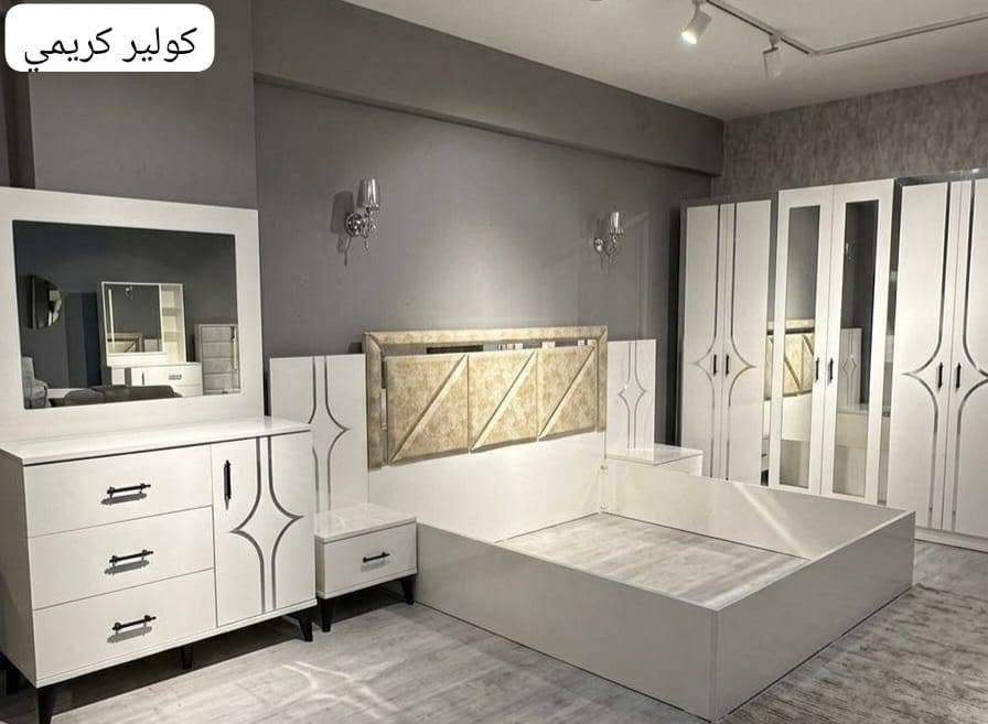 غرف نوم تركي جديد (5) قطع 
مجمع القيصر للأثاث 
***********
