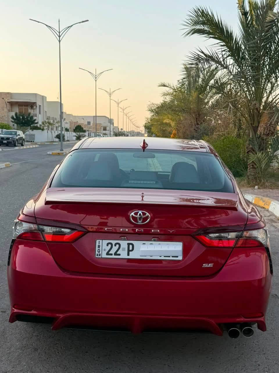 السلام عليكم للبيع
كامري ٢٠٢٣ 
الفئة SE 
رقم اربيل
حادثها جاملغ خلفي فقط السياره جديده 
بامريكا ماشية ٤٠ الف ميل  فقط
حالياً ماشية ٦١  الف ميل قابل للزياد
كشنات جلد
كشن السايق كهرباء
شفتات بالستيرن
تحكم كامل بالستيرن
اشارة بالمراية
مفتاح سويج
توقف ذاني
تحديد مسار
كاميرا خلفية
Apple car play 
٤ سلندر ٢٥٠٠ سي سي 
ويل كب ١٨ 
تايرات جديدة
باتري جديد
السيارة جاهزة من كلشي
السيارة نظيفة جدا
السعر المطلوب  197$ 
و بيه مجال حك الجية
موبايل*********** اتصال او واتساب
