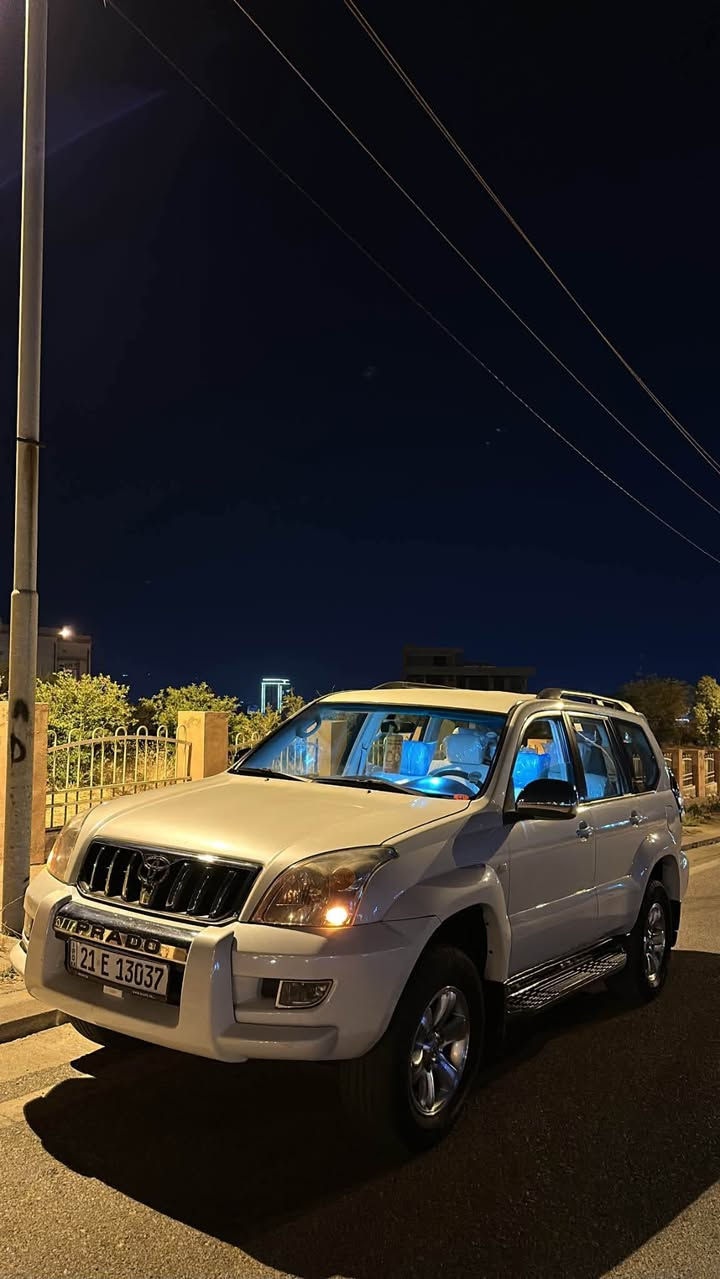 ﷽ 
‏TOYOTA PRADO 2009 GLX
فوول فول مواسەفات✅
گێڕ ئۆتۆماتیک دەبڵ ئەکسل✅
خلیجی سفری شەریکە✅
ناو زەرد و تحدید سورعە و ڤۆلیۆم✅
سەلاجە سێ ڕیز کوشن تەبرید مەرکەزی✅
سەیارەکە چوار بستۆنە✅
گێڕ و مەکینە بەشەرت✅
چوار جام کارەبای ئۆتۆ✅
شاشە ئایپات و کامێرا و حاسە✅
سەیارەکە هیچی پێوەنیە مەگەر چاڵێ یان شوختێ✅
چوار تایە و ویلی تازەی لەژێرایە✅ 
بۆیاخ و سارد کرانەوە بەشەرت✅
سەنەوی 4 مانگی تیا ماوە بەناو خۆمانەوەیە✅
مەکینەی کراوەتەوە بەشەرتی کەم نەکردن و دوکەڵ✅
سەیارەکە ماڵی دۆستە✅
سەیارەکە لە سلێمانیە✅
ژمارەی خاوەنی☎️*********** 
سعری ١٦٥$ گه لاو معامه له يه كي برایانە السليمانية, العراق
