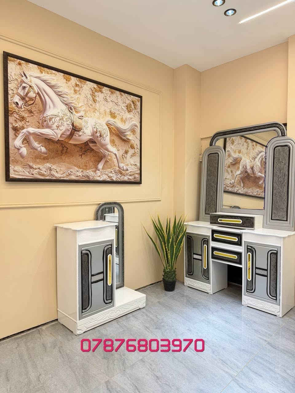 تخفيضات ✨ غرف نوم نجارة عراقية ✨
***********
http://wa.me/+9647876803970

🔹 نجارة عراقية متقنة بجودة عالية وتشطيبات راقية.
🔹 أكثر من 50 موديل مختلف يناسب جميع الأذواق.
🔹 توصيل إلى بغداد وجميع المحافظات بأجور مناسبة.
🔹 سرعة في الإنجاز وخدمة مميزة حتى باب البيت.

📌 مكونات الغرفة:
✔️ كنتور قياس 320 
داخل 3 ملم الوجه 5 ملم
✔️ ميز مرآة 
✔️ ميز بلازما
✔️ زاوية كنتورية. قياس80
✔️ سرير 160*200
✔️ تاج الجرباية
✔️ ناصي الجرباية
✔️ قواعد الجرباية كله بلوك
✔️ كومدين عدد (2) قياس 50 الواحد 
 
http://wa.me/+9647876803970

💰 أسعار غرف النوم تبدأ من:
1,000,000 دينار إلى 1,250,000 دينار فقط
🎨 أعمال صبغ  من أجود الخامات وبأسعار متنوعة تناسب الجميع.
🚚 ويانه طلبك يوصل لباب البيت بأسرع وقت!

📞 للحجز والاستفسار:
http://wa.me/+9647876803970
*********** 
📩 يرجى إرسال صورة الموديل المطلوب  التواصل مباشرة واتساب، وسنكون بخدمتكم.
