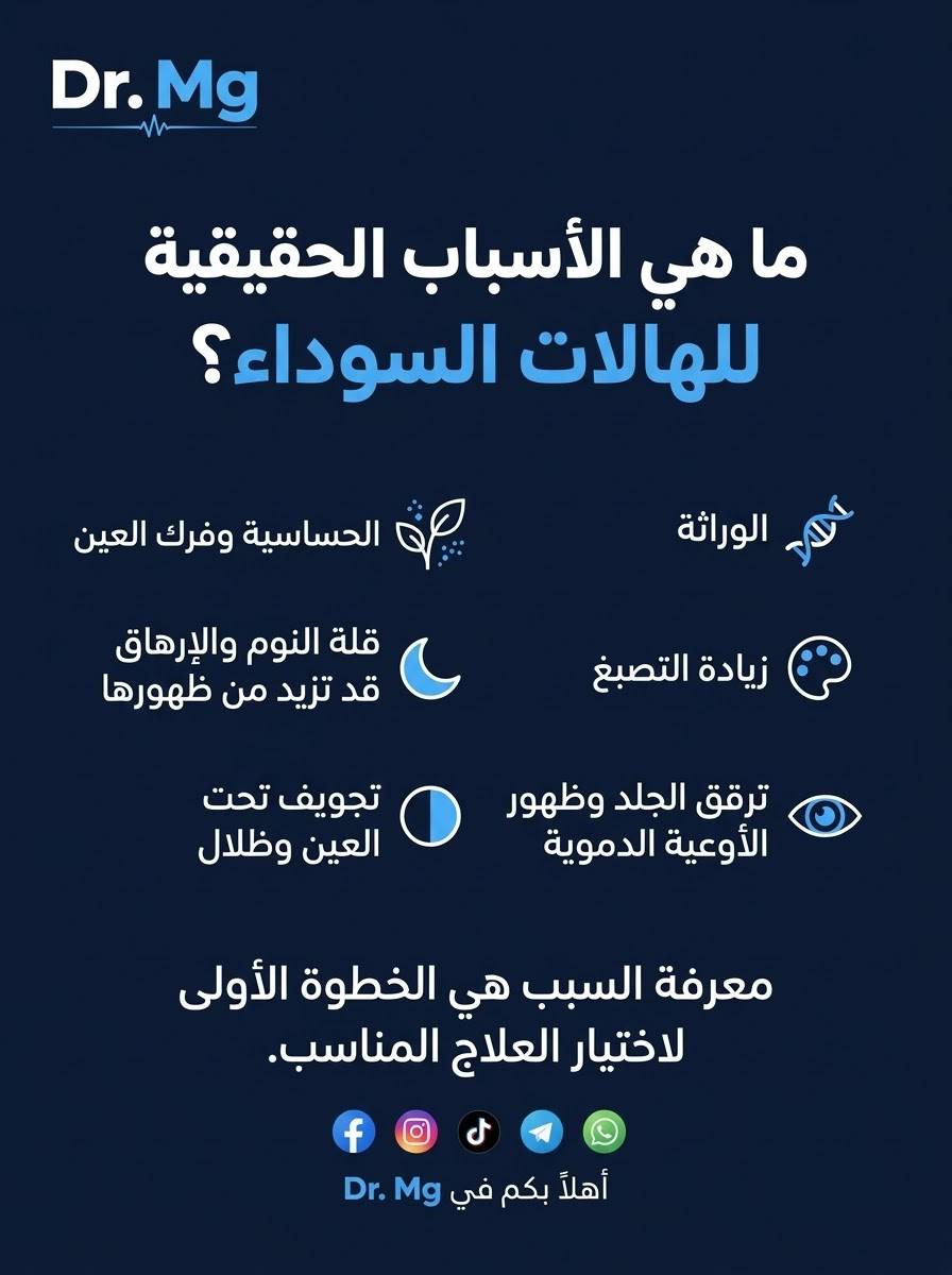هالات تحت العين • عناية بالبشرة • استشارة خاصة