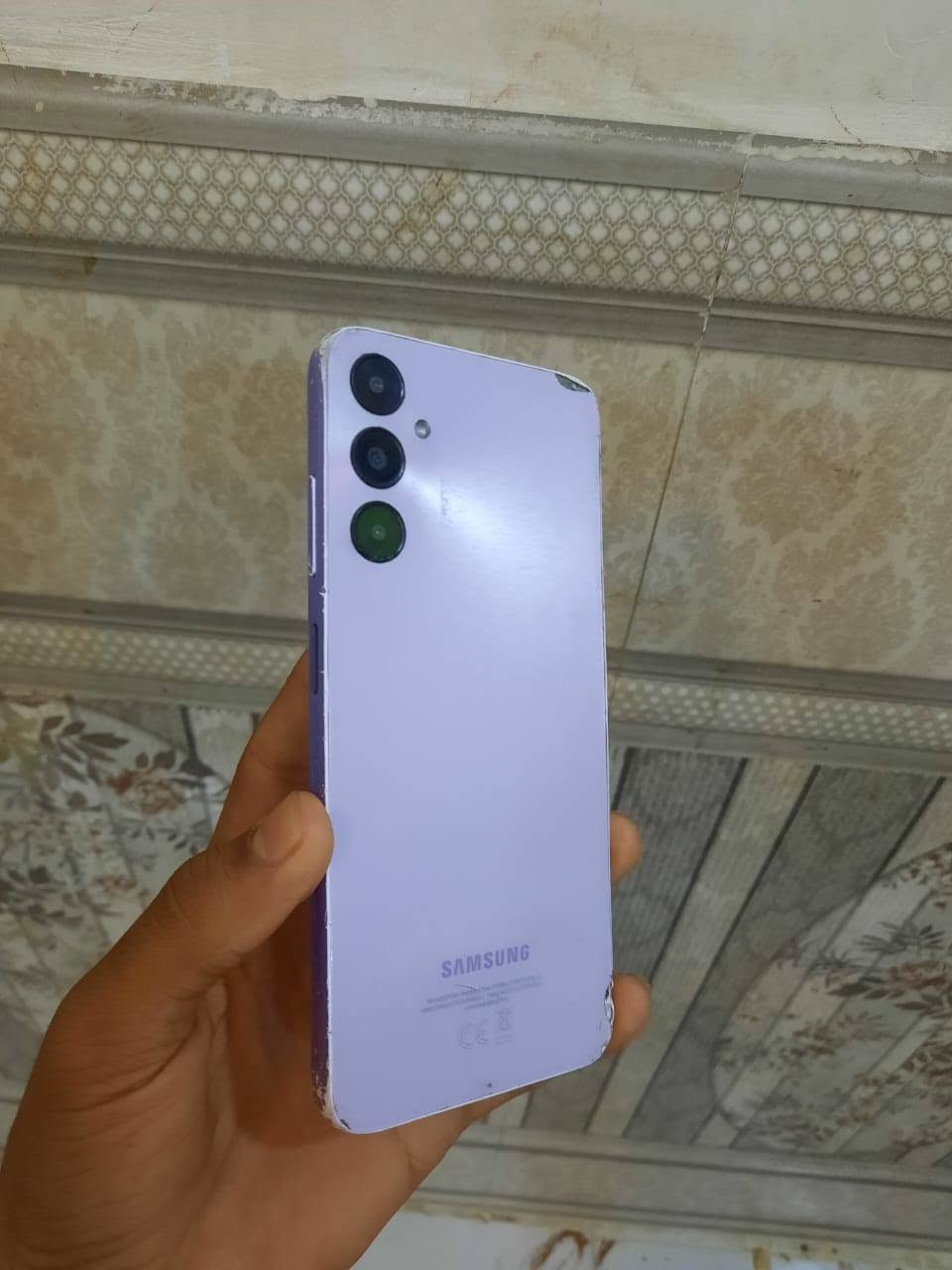 سامسونج a05s
ذكره 64 دبل سيمكارت
شاشه 90 هيرتز
كامرات صوت طسال كلشي شغال
بصمه صفح شغاله 
تعلي وتنضي كلشي شغال 
فقط شاصي بي زلوغ 
للبيع او مراوس 
سعره ٩٥ الف 
مكاني كربلاء حي العباس 
***********

نص مكتوب في الصور:
- ١١:٣٤
- Q
- حول الهاتف
- إعادة تسمية
- اسم المنتج
- Galaxy A05s
- اسم الطراز
- SM-A057F/DS
- الرقم التسلسلي
- R7AWB0GCXRV
- SIM 2
- رقم الهاتف
- +9647781707887
- الشبكة
- Asiacell
- IMEI ١
- 354860722309308
- SIM المتاحة
- IMEI ٢
- 356320172309306
- معلومات الحالة
- معلومات قانونية
- معلومات البرنامج