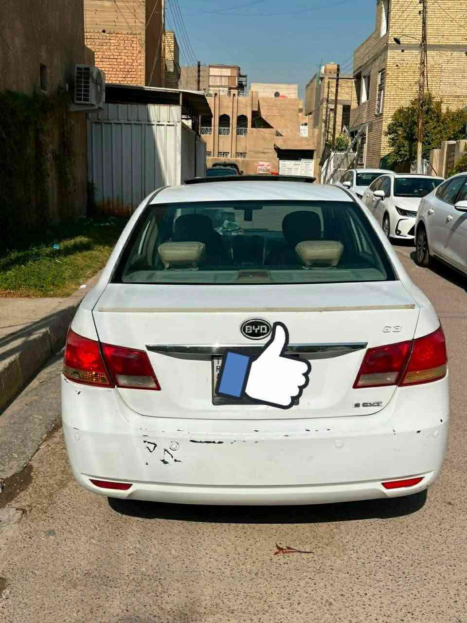 السلام عليكم بي واي دي ٢٠١٣جي ثري مصبوغه عامه لجماليه بيها جاملغ وبنيد السعر ٤٣وبيها مجال لتواصل ع رقم *********** غير متواجد ع خاص
