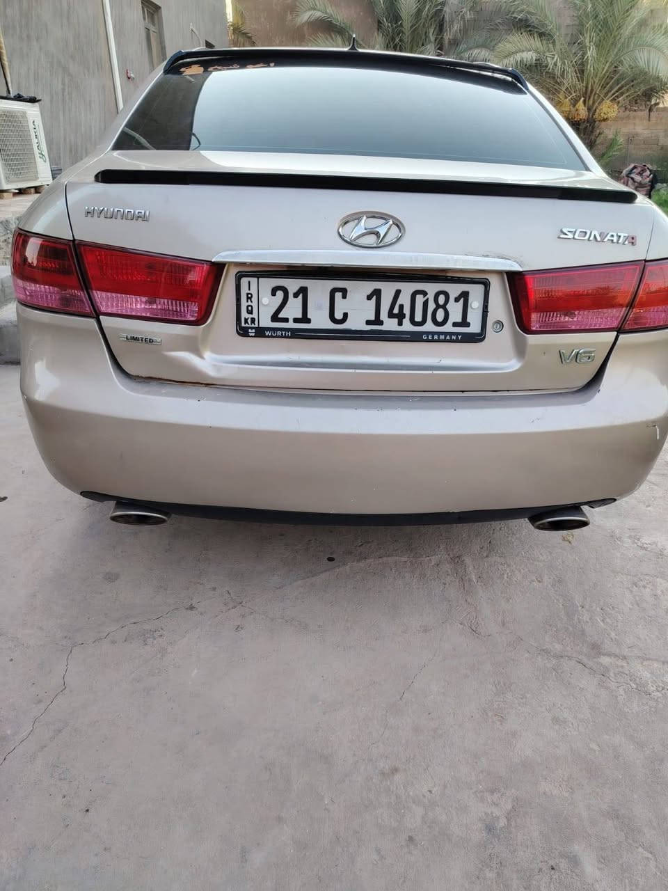 السلام عليكم 
سوناتا 2007 
6v
6 سلندر 
وارد امريكي 
المحرك والكير مكفولات لا تبخير ولا تنقيص 
السونار موجود بالمنشور 
السعر 80 وبيها مجال 
الانبار الرمادي البغدادي 
للتواصل خاص 
او ***********
