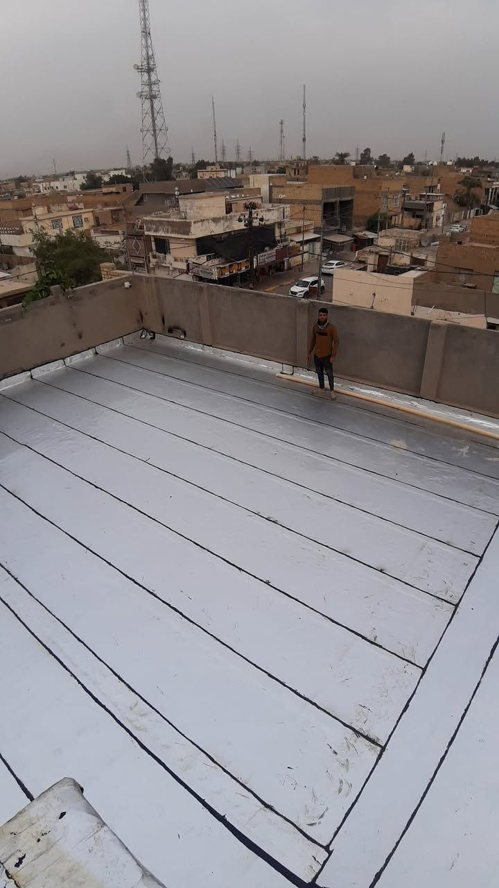 مكتب السيد عقيل تغليف اسطح المباني بطريقه حديثه عازله للحر بنسبه منه بالمئة مانع رطوبه بنسبه منه مع ضمان عشر سنوات  مستعدين لتجهيز المباني الحكوميه والاهليه 
***********
***********
