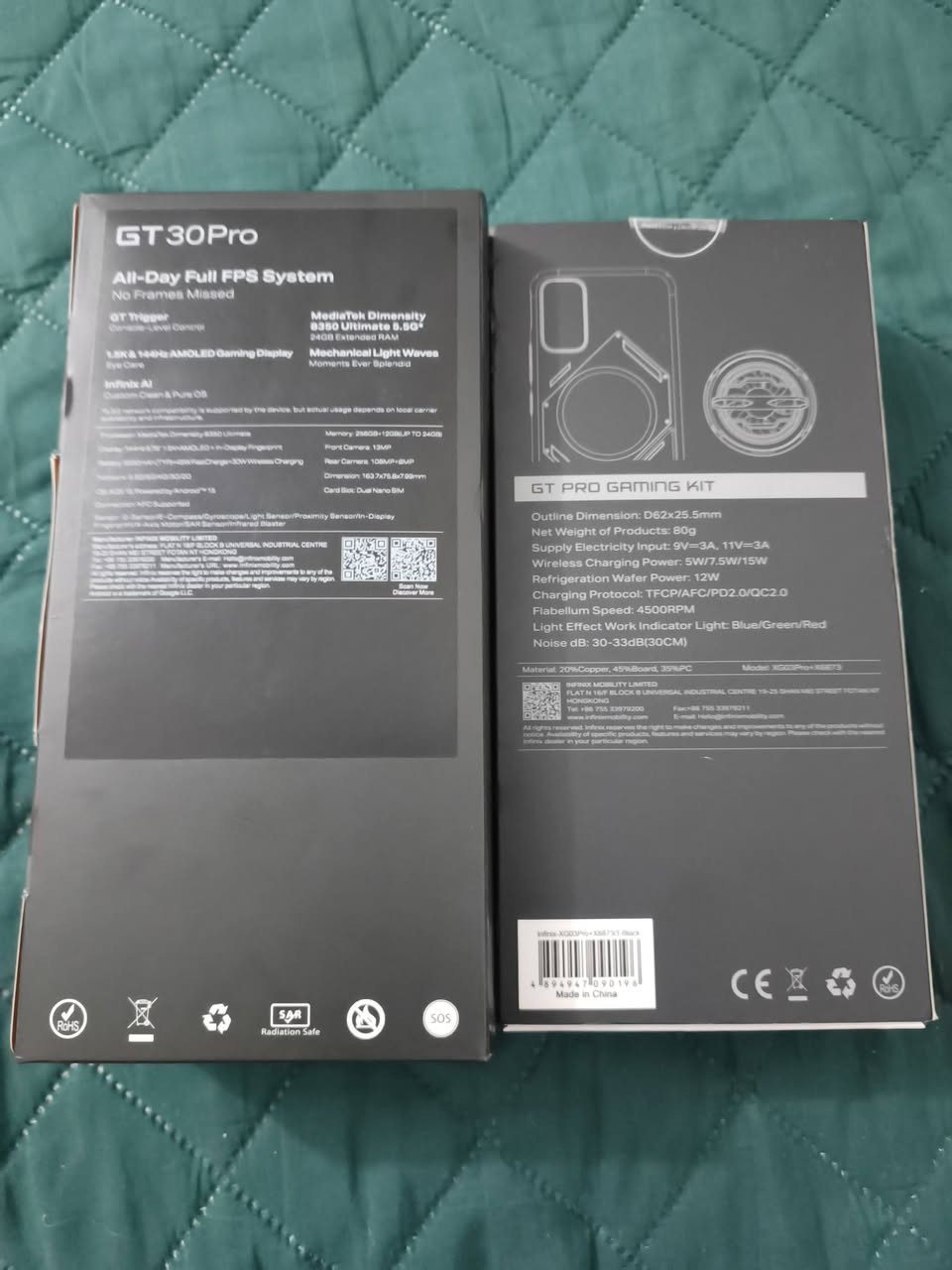 سلام عليكم...👋
موبايل كيمنك Infinix GT 30 Pro فريم 144 مستعمل ما مصلح ابد ولا مفتوح ولشاشه اصلیه مال تليفون ممبدله معه كامل ملحقاته شاحنته المروحه للتبريد او كفراته او المفتاح مال سیم کارت موجود او کراتینه هم موجوده او الوصل مالته مال شراء هم موجود التليفون نضيف جدن للبيع رقم الاستفسار *********** السعر خاص عنواني بغداد مدينت الصدر ملاحضه لايوجد توصيل
