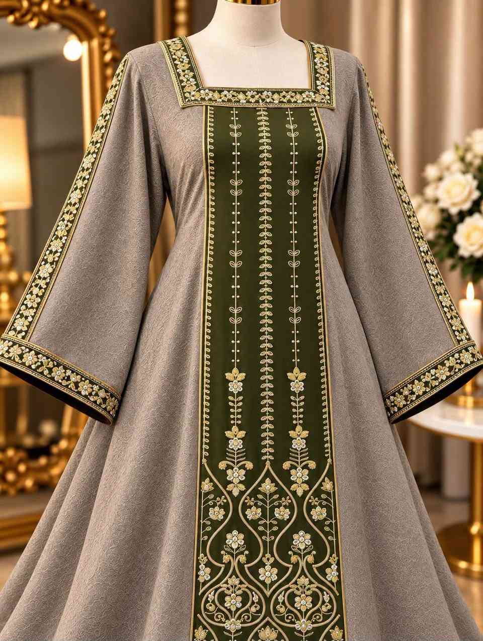 دراعة صوف • كويتي • مقاسات L-3XL