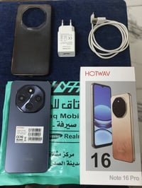 جهاز غني عن التعريف:HOT WAV NOTE  16 pro  الذاكرة:128 عشوائية:8 بطارية...