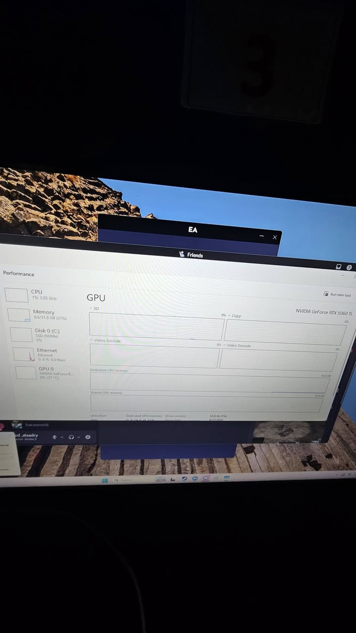 i7-14700F • رام 32GB DDR5 • RTX 5060 Ti