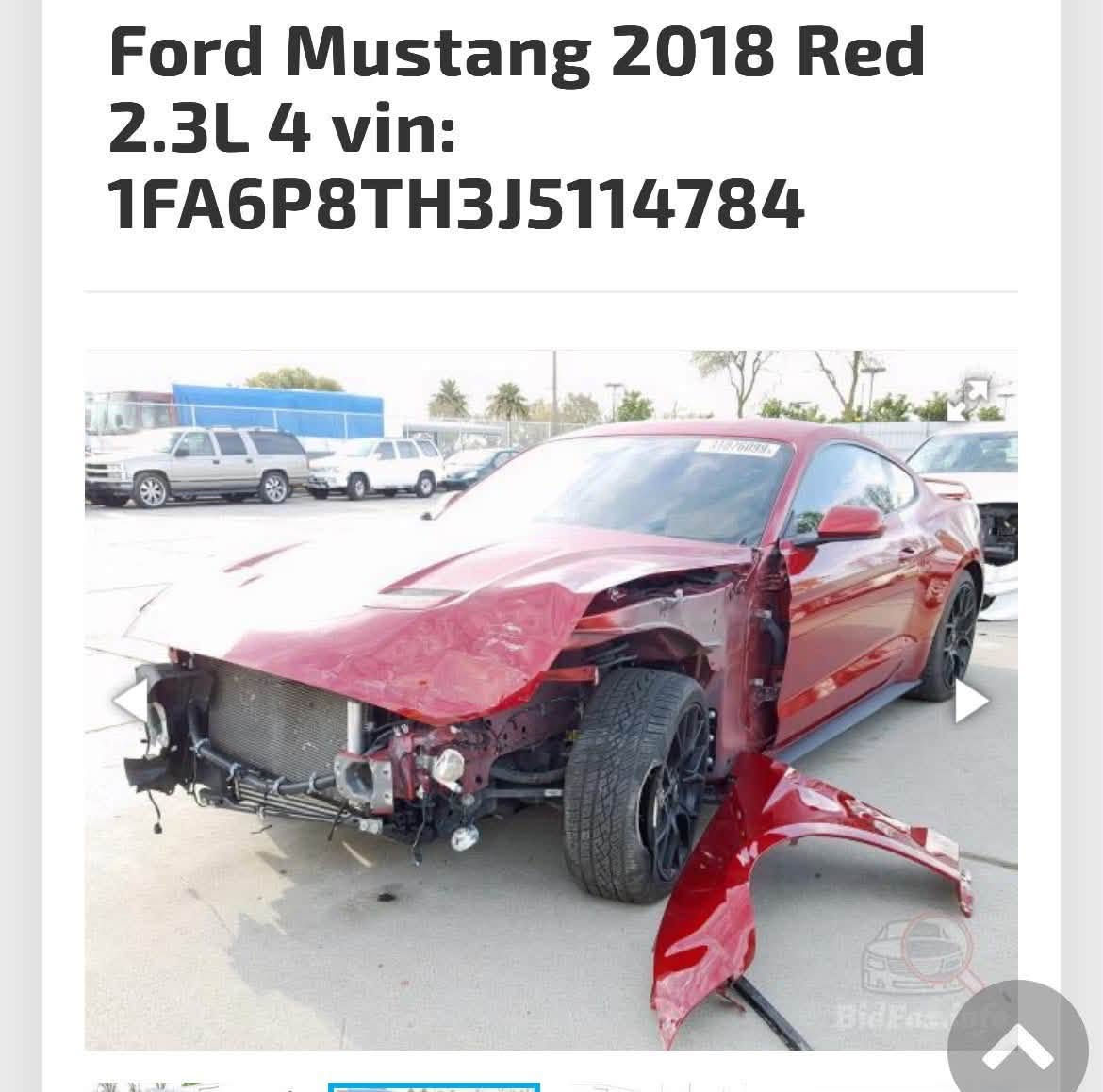 موستنك ايكو بوست 2018
فول الاخير
كير مكينه كفاله شرط الفحص
صور حادث و سونار مرفق مع صور
عنوان بغداد شارع فلسطين
استفسار ***********
سعر 119 ورقه بيها مجال بسيط لشراي

نص مكتوب في الصور:
- Ford Mustang 2018 Red 2.3L 4 vin: 1FA6P8TH3J5114784