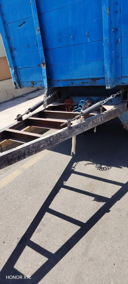 للبيع عربانه اوربيه طول 7 متار و ربع حمل 30 طن جاهزه ربع ماتصرف عليها بيها 8 تواير جدد 70 مال مجنوي المكان الموصل الرقم ***********

