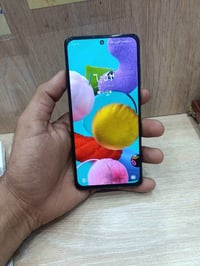 A51سامسونج جهاز شغال ذاكرة 128 نضافه مثل ما موضح مبدل شاشة اصليه هوه و...
