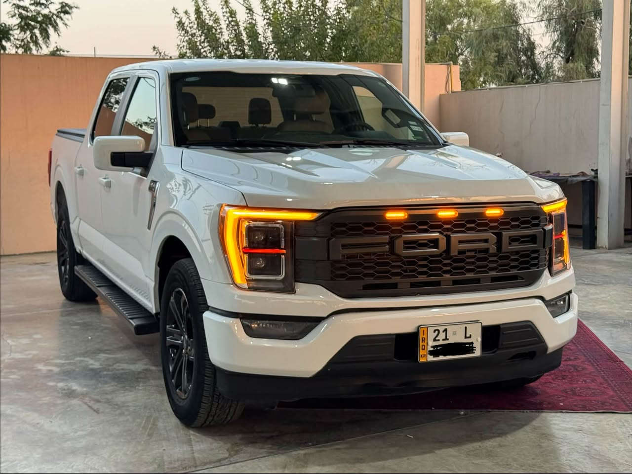 Ford F150 2023
لايتات عدسه شاشه كاميرا تحكم ستيرن 
ماشيه 60 الف ميل 
محرك 5.0 v8 
كير محرك شرط 
قطعه وحده صبغ بدون دواخل بدون ايرباك 
مكان السياره سليمانيه 
سعر 245 ورقه 
***********
