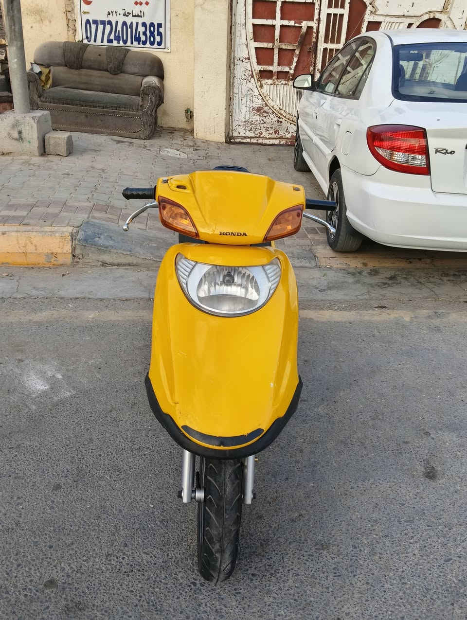 السلام عليكم شباب دراجه شبيسي للبيع السعر ٦٥٠ وبيها مجال شي قليل العنوان كوت الفلاحيه الرقم ***********
