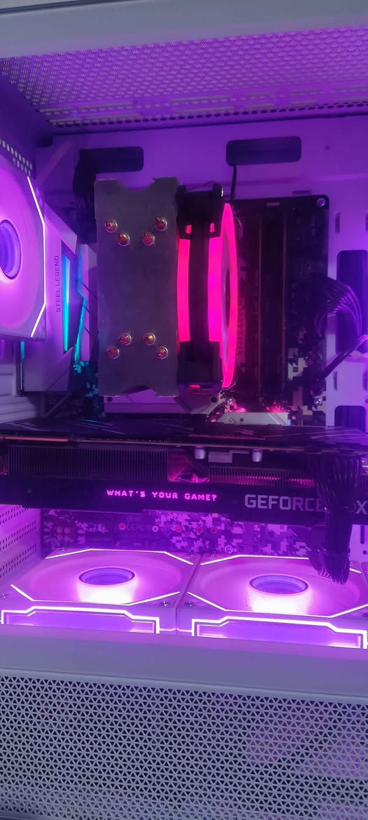 Pc للبيع
كارت شاشه: جلاكسي ماركه سوبر RTX 2070

معالج: رايزن 7. 3700x
تبريد غازي

باورسبلا 750

RAM 16 gb ddr4 3200 
لكسر
 
ssd 256
HDD 1T

M.B B450
حاسبه نضيفه جدا
 مكاني بغداد شعب 
رقم ***********
سعر 750 بيها مجال بغداد, العراق
