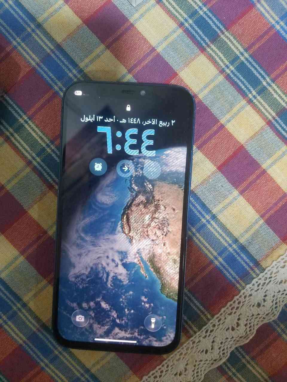 📱 للبيع ايفون 12 — سعة 128GB
جهاز امبدل شاشة والبطارية
💾 الذاكرة: 128GB
🔋 الجهاز شغال وكلشي تمام
💰 السعر: 180,000 الف
🤝 بي مجال بسيط
📩  الاتصال ***********

نص مكتوب في الصور:
- ٧٣ ٦:٤٥ حول الاسم iPhone إصدار iOS 26.6.1 اسم الطراز iPhone 12 رقم الطراز MGHX3J/A الرقم التسلسلي FFXDF08B0F0D سجل تاريخ القطع والخدمة الأغاني الفيديوهات الصور السعة ١٢٨ غ.ب. متوفرة ١٠٨,٩٢ غ.ب.
