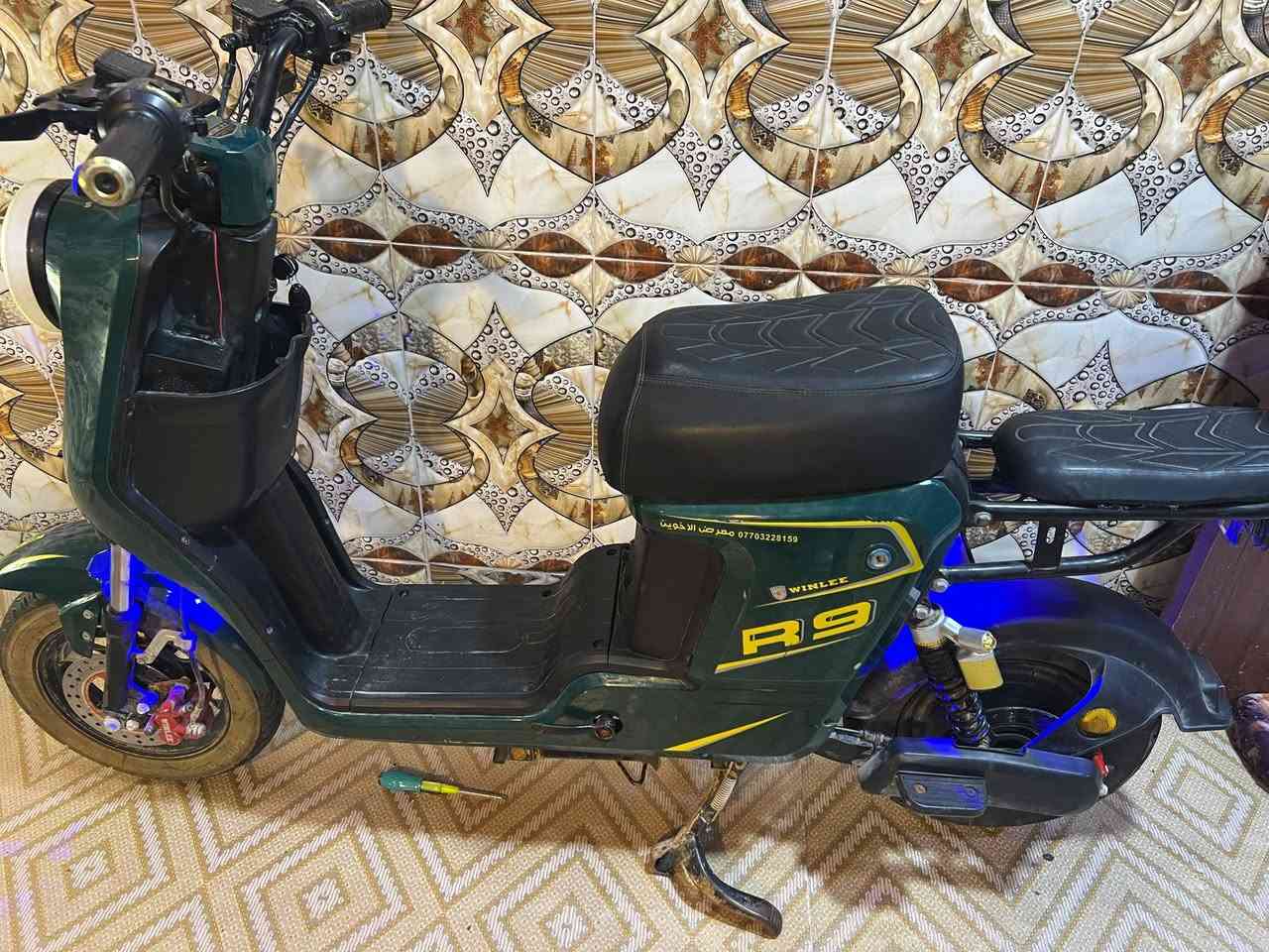 درجه  R9 موديل 26 نضيفه  نقص بيه بطاريات جيب بطاريات وفحص بكاني قبله حي شهداء رقم ***********
