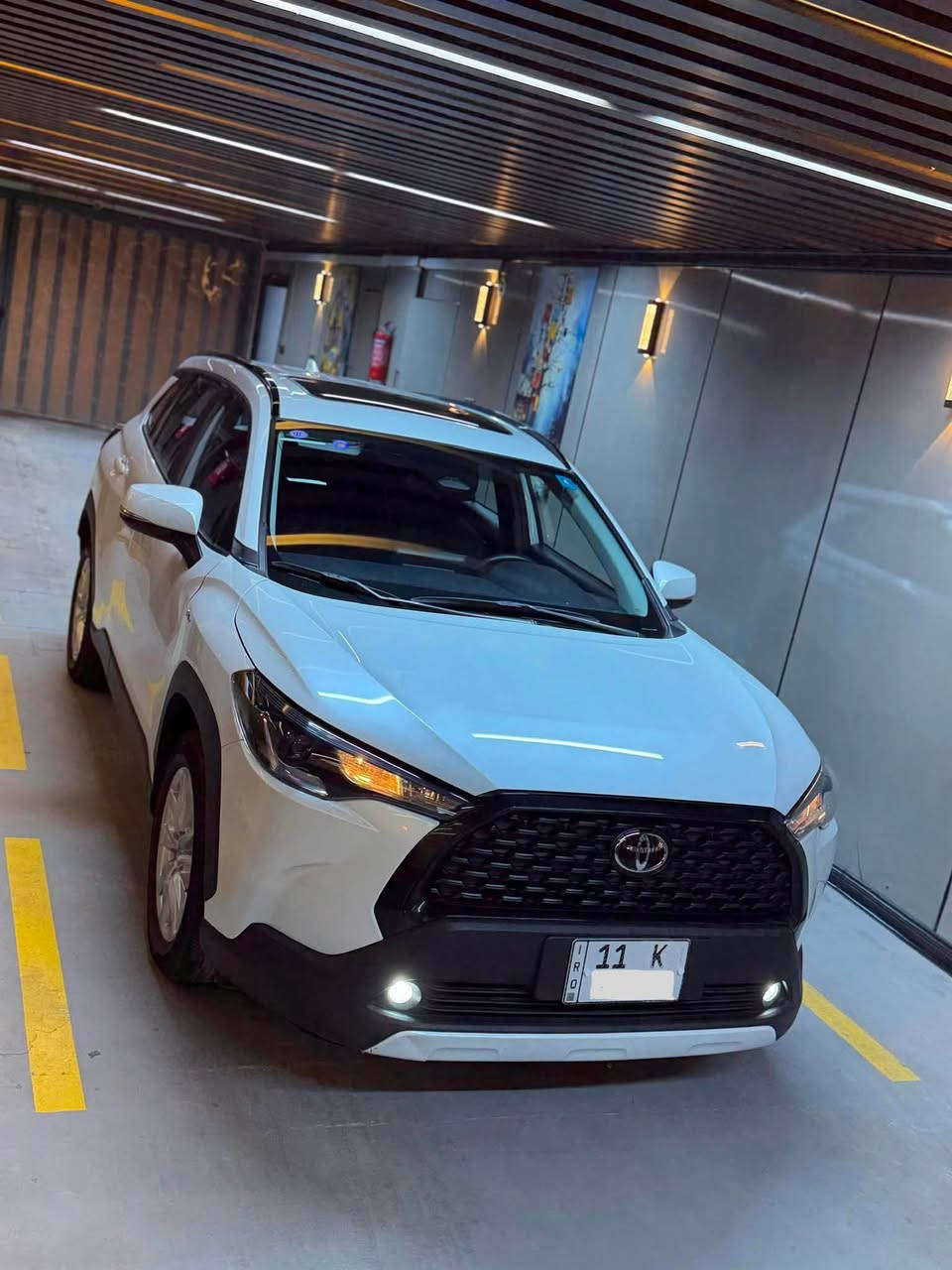السلام عليكم 
كورلا كروز 2025
كفاالة عامة 
ماشية 13000KM
فول مواصفات 
السعر 27 مليون 
للاستفسار
***********
