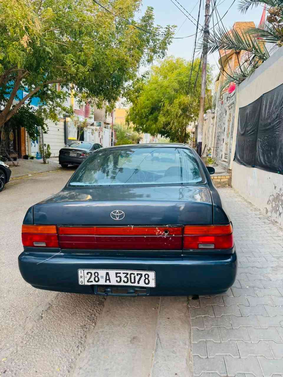سلام عليكم
كورولا مديل 1991 
مكينة كير نضيفات شرط الفحص 
حدادية نضيفة 
تبريد شغال خير من الله 
مكفولة من الكص والضربة القوية 
تخم تاير جديد 
غرفه جديدة 
رقم انكليزي جديد 
صبغة جديدة ستوه طالعة من الفرن 
مكانة في النجف الاشرف 
السعر 54 ورقة وبيه مجال 
رقم تلفون ***********
