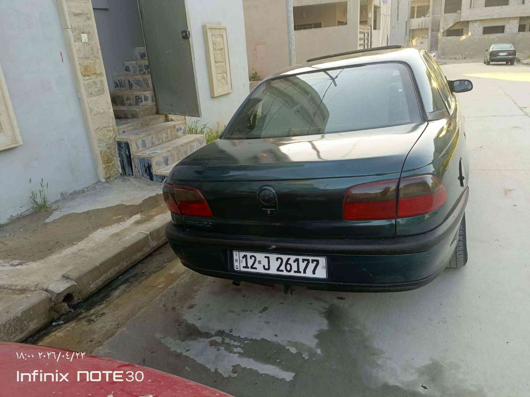 سلام عليكم
اوميكه بزون مديل 94
مكينه عشرين قبغ اسود
تبريد مكينه نفخ 
هزه جديده سنوبه لل 2029
مصبوغه جماليه السعر40 وبيها مجال 
مكان السياره موصل 
***********
***********

نص مكتوب في الصور:
- ١٨:٠٠ ٢٠٢٦/٠٤/٢٣
- Infinix NOTE 30
- 17:59 ٢٠٢٦/٠٤/٢٣
- 18:01 2026/04/23
- 18:00 ٢٠٢٦/٠٤/٢٣