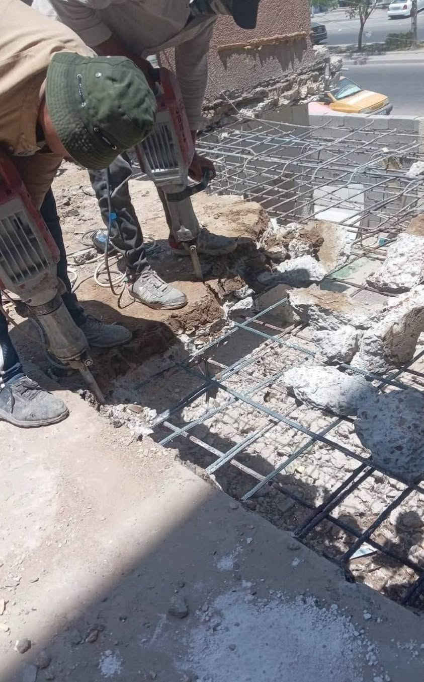 تفليش تنقير حفر اساس تصعيد بلوك  فتحات دكت جميع الاعمال للاتصال او واتساب***********
