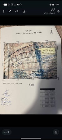أرض تجارية • ١٣ دونم • طابو صرف