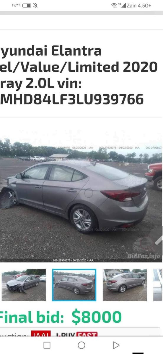 السلام عليكم 
النترا 2020 امريكي
مواصفات 
فتحه بصمه
رادار 
كامره دواره
نقطه العمياء 
ماشيه 78
رقم بغداد بسمي
بيه صبغ ب العراق جاملغ و باب الخلفي
السعر 122 وبيه مجال 
*********** بغداد, العراق
