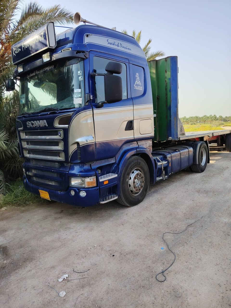 سكانيا ٢٠٠٧ فول مواصفات مربوطه فلات ٤ خطوط تك سوبر كير أوتوماتيك ثلاجه هاف ادبلو تخم تاير راس وعربانه عدا زوج بالراس عربانه أوربي دنكير ١٤ بيبي مربع تخم جوبلسات برميل تخم دسكات سنويه ساقطه مكاني بابل شرط التحويل
*********** السعر ٢٢٠
