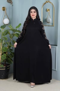 عباية كويتية • ستراس وتطريز • انترنيت كوري