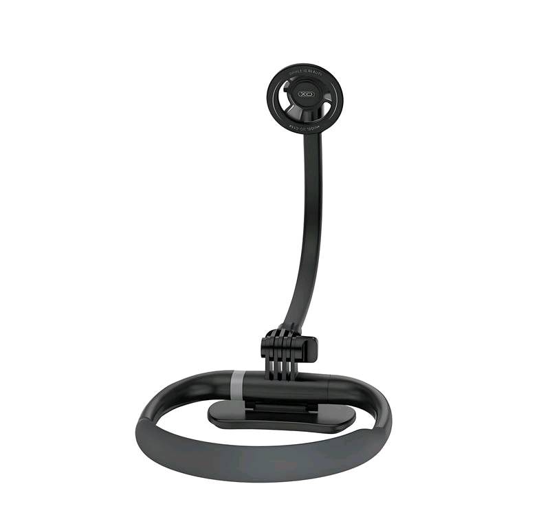 حامل هاتف مغناطيسي XO-C156  مرن يُعلق حول الرقبة (Magnetic Neck Lazy Phone Holder)، وهو مصمم ليوفر لك تجربة استخدام مريحة ومشاهدة ممتعة ومكالمات فيديو دون الحاجة للإمساك بالهاتف بيديك.
ستاند رقبة مغناطيسي xo c156

أبرز مواصفات ومميزات المنتج: 

تثبيت مغناطيسي قوي: يدعم تقنية تشبه MagSafe لتثبيت هواتف الآيفون والأجهزة المتوافقة بقوة وسهولة بمجرد تقريبها، بدون الحاجة لمشابك أو إطارات جانبية.

تصميم مرن ومريح: مصنوع من مادة السيليكون الناعمة وجسم متين من بلاستيك (ABS+PC) لضمان الراحة عند ارتدائه حول الرقبة لفترات طويلة دون تهيج الجلد.

تعديل زاوية الرؤية: يحتوي على ذراع مرن وقابل للتعديل بالإضافة إلى مفصل كروي يتيح لك تدوير الهاتف وتغيير زاوية المشاهدة بحرية كاملة (أفقي أو عمودي).

متعدد الاستخدامات: يمكنك ارتداؤه حول الرقبة أثناء الطهي، القيادة، البث المباشر، أو مشاهدة الأفلام، كما يمكن طيه واستخدامه كحامل (ستاند) ثابت على المكتب أو الطاولة.

توزيع الوزن: يحتوي على دعم صدري مدمج يضمن توزيع وزن الهاتف بشكل متساوٍ لتقليل الإجهاد على الرقبة.
حامل هاتف مغناطيسي XO-C156  مرن يُعلق حول الرقبة (Magnetic Neck Lazy Phone Holder)، وهو مصمم ليوفر لك تجربة استخدام مريحة ومشاهدة ممتعة ومكالمات فيديو دون الحاجة للإمساك بالهاتف بيديك.

السعر:22 الف
التوصيل: 5 لكل العراق