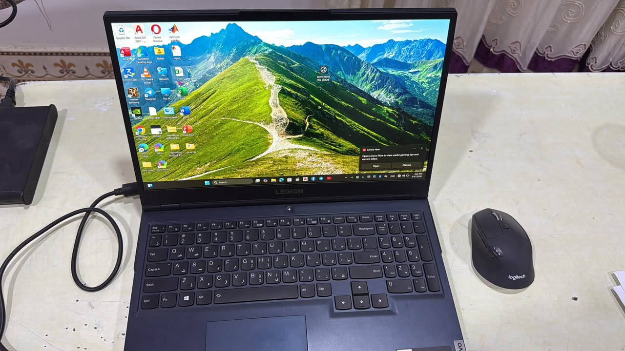 لينوفو ليجن 5 • RTX 3050 Ti • تحتاج بطارية