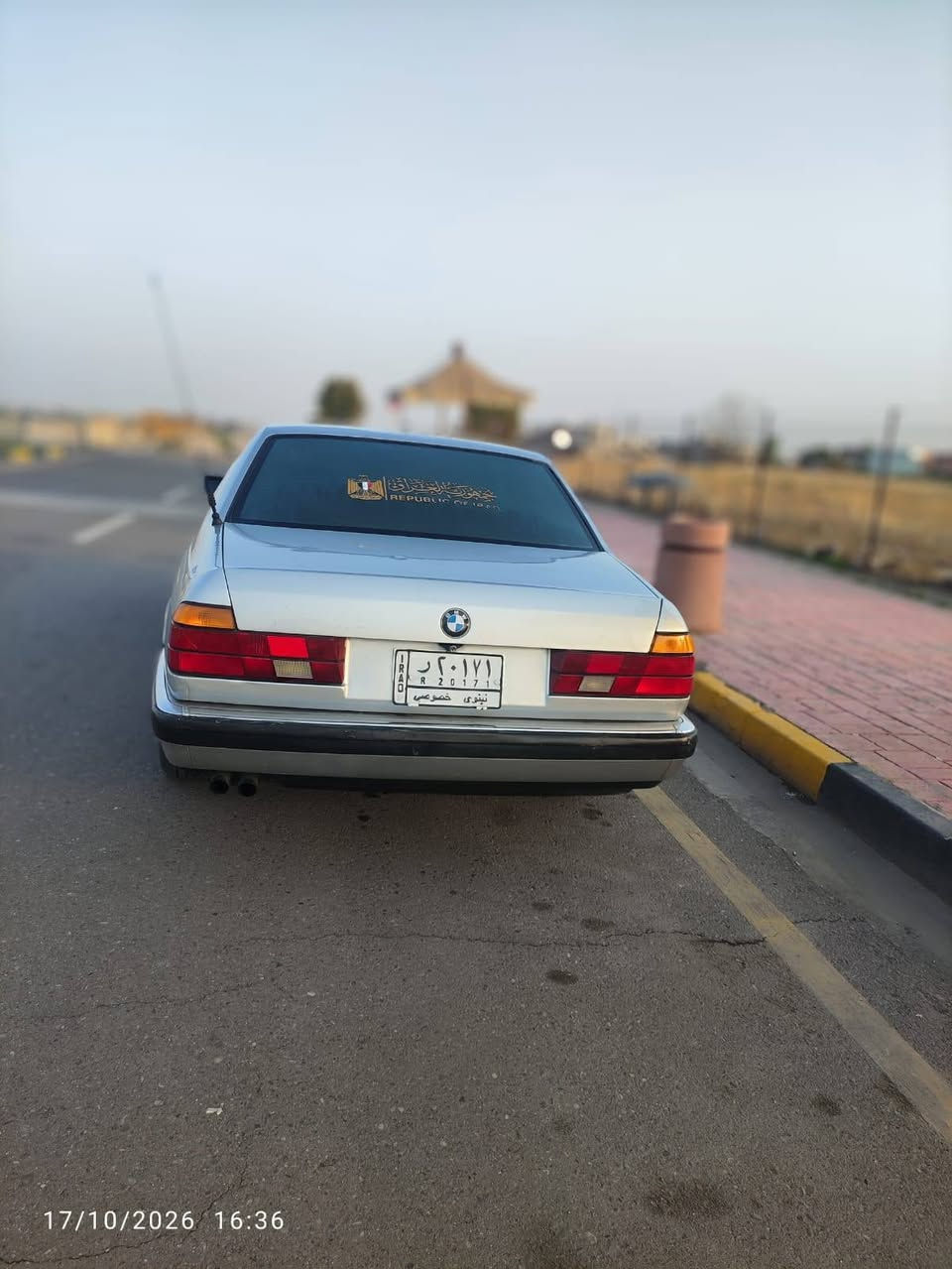 بي ام 735 • رقم نينوى • تاير جديد