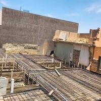 شغل الساسات • قوالب خشب • صب خرسانة